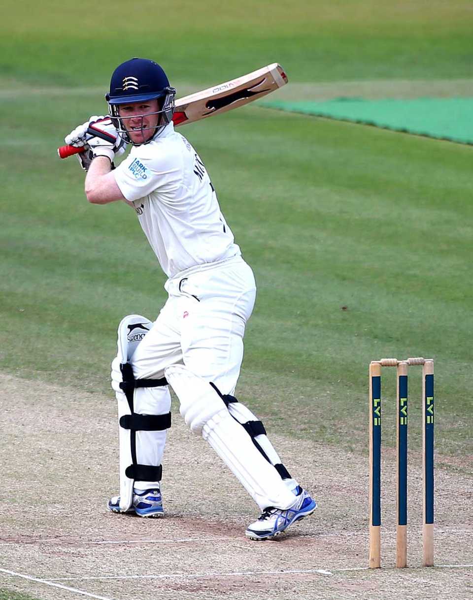 Eoin Morgan's unbeaten 81 set up Middlesex's declaration, Middlesex v Northamptonshire, County Championship, Division Two, 4th day, July 2, 2014