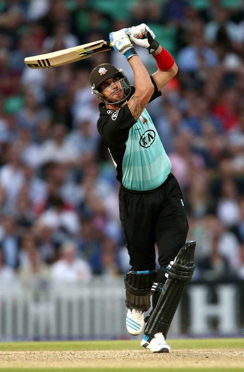 Kevin Pietersen helped see Surrey over the line