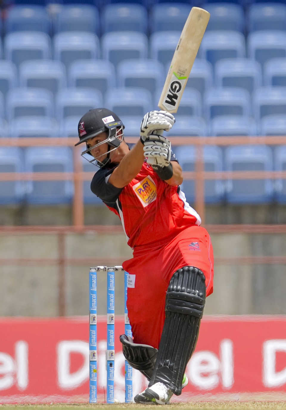 Ross Taylor drives on his way to 62