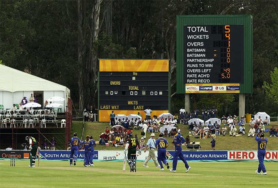 The scoreboard says the story, World Cup, 2003 - Bangladesh v Sri Lanka at Pietermaritzburg, 14 February 2003