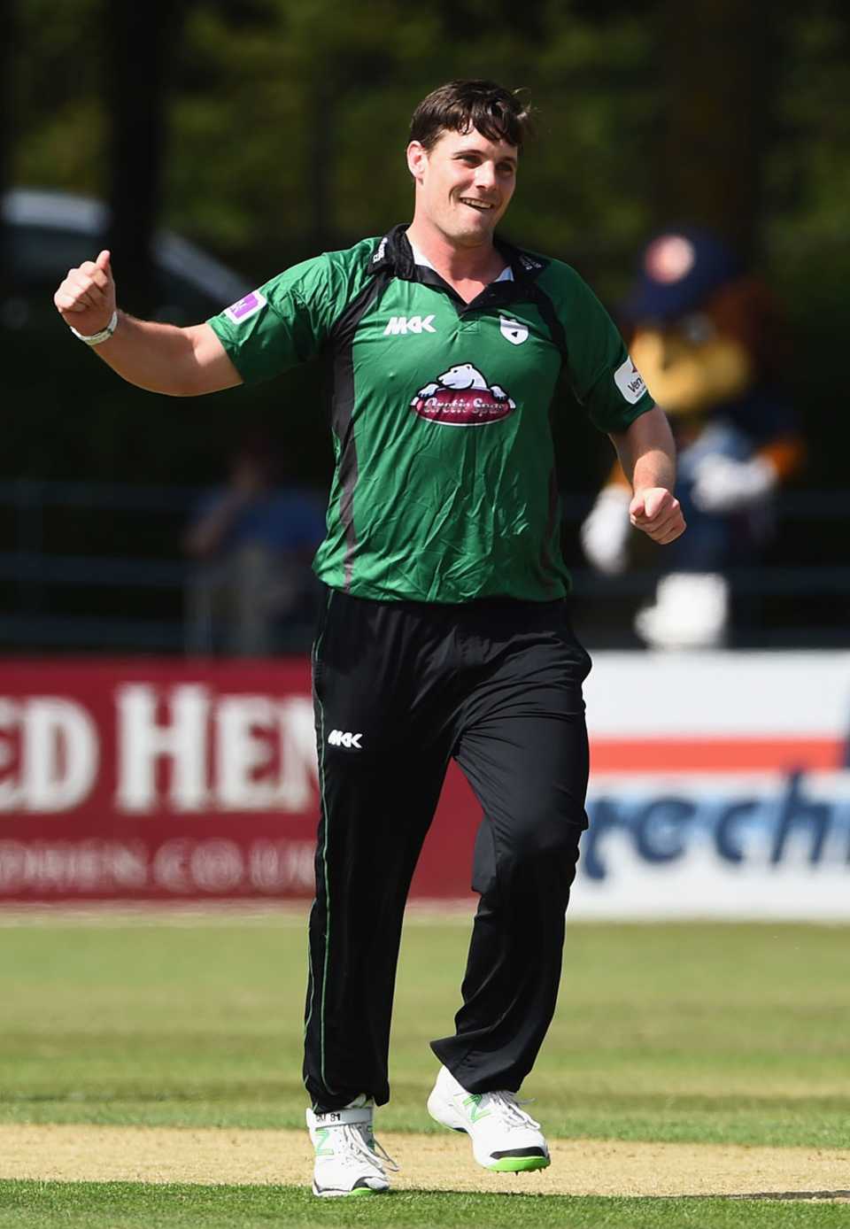 Mitchell McClenaghan picked up two early wickets, Northamptonshire v Worcestershire, Royal London Cup, Group A, Milton Keynes, July 29, 2014