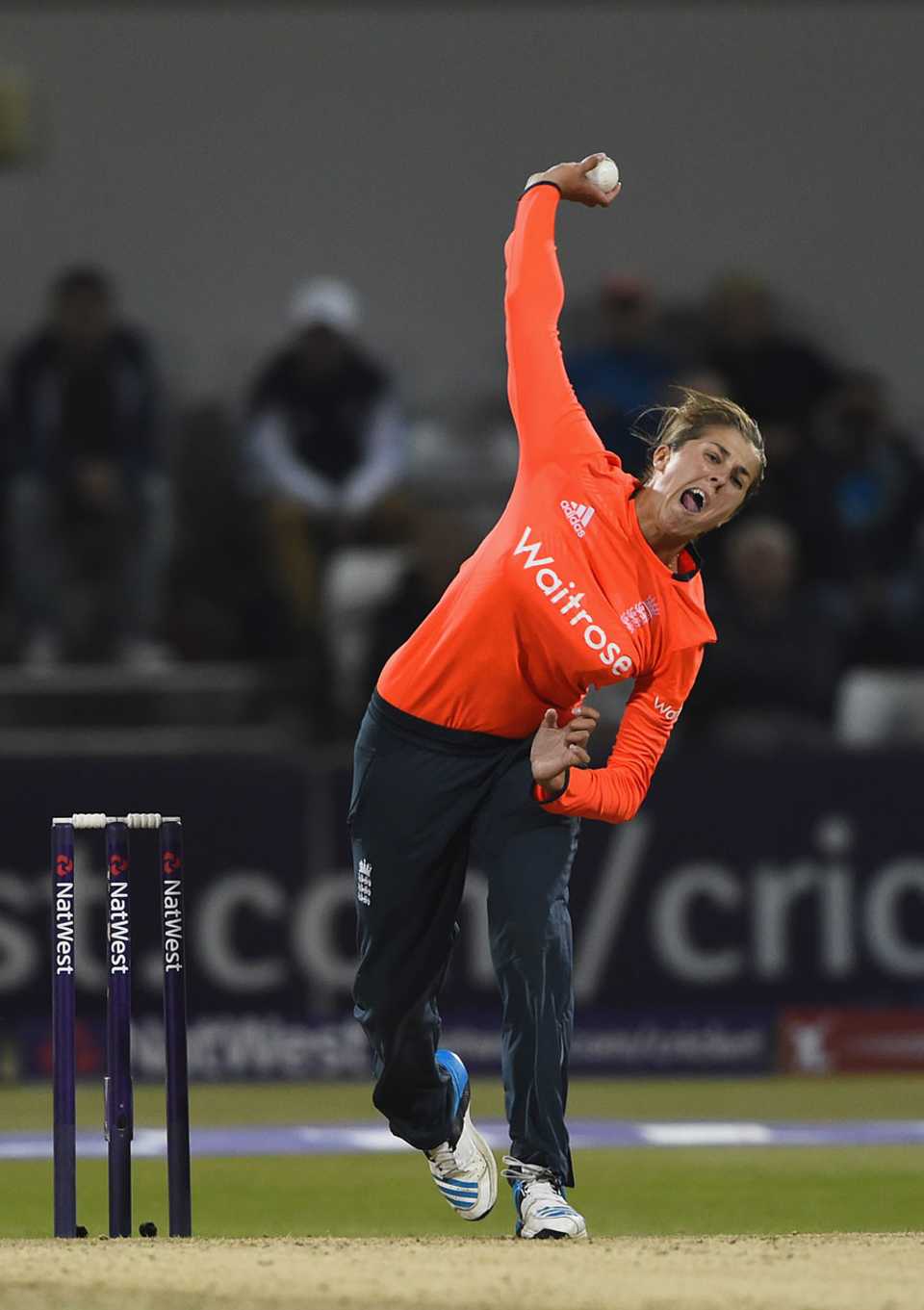 Jenny Gunn claimed three wickets