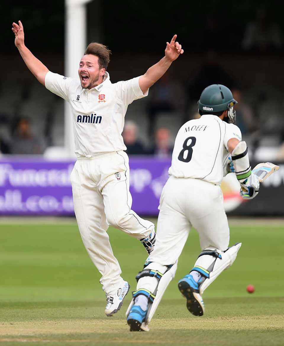 Graham Napier blew away Worcestershire's middle order