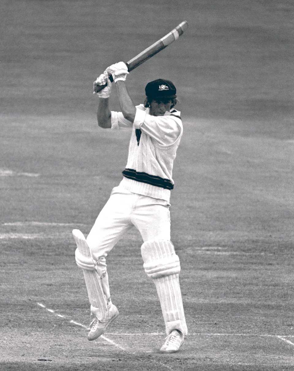 David Hookes cuts, England v Australia, 1st Test, Lord's, 5th day, June 21, 1977
