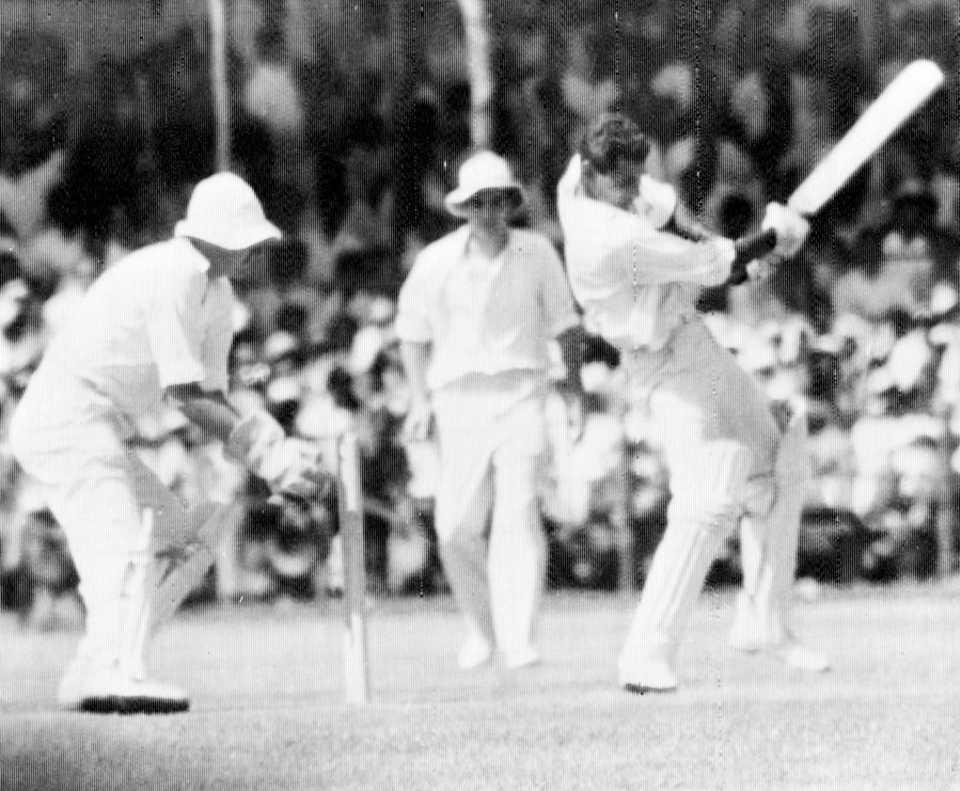 Budhi Kunderan on his way to 192, India v England, 1st Test, Madras, 2nd day, January 11, 1964
