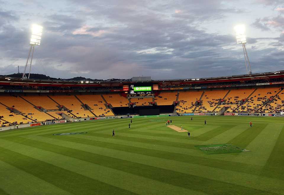 Overview of Westpac Stadium, Wellington, February 25, 2012