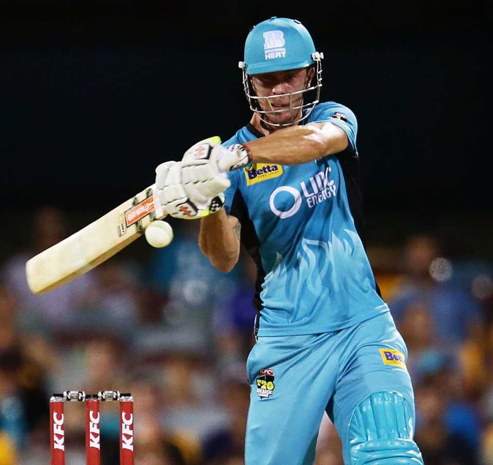 Chris Lynn hit 12 fours and three sixes in his 81