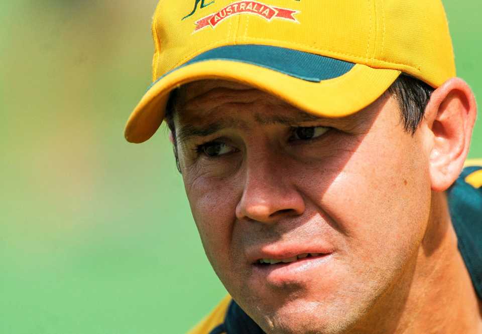 Ricky Ponting at practice