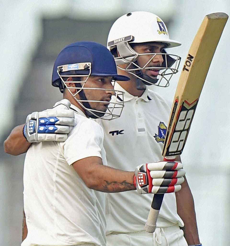 Shreevats Goswami scored 62 and shared a crucial partnership with Manoj Tiwary