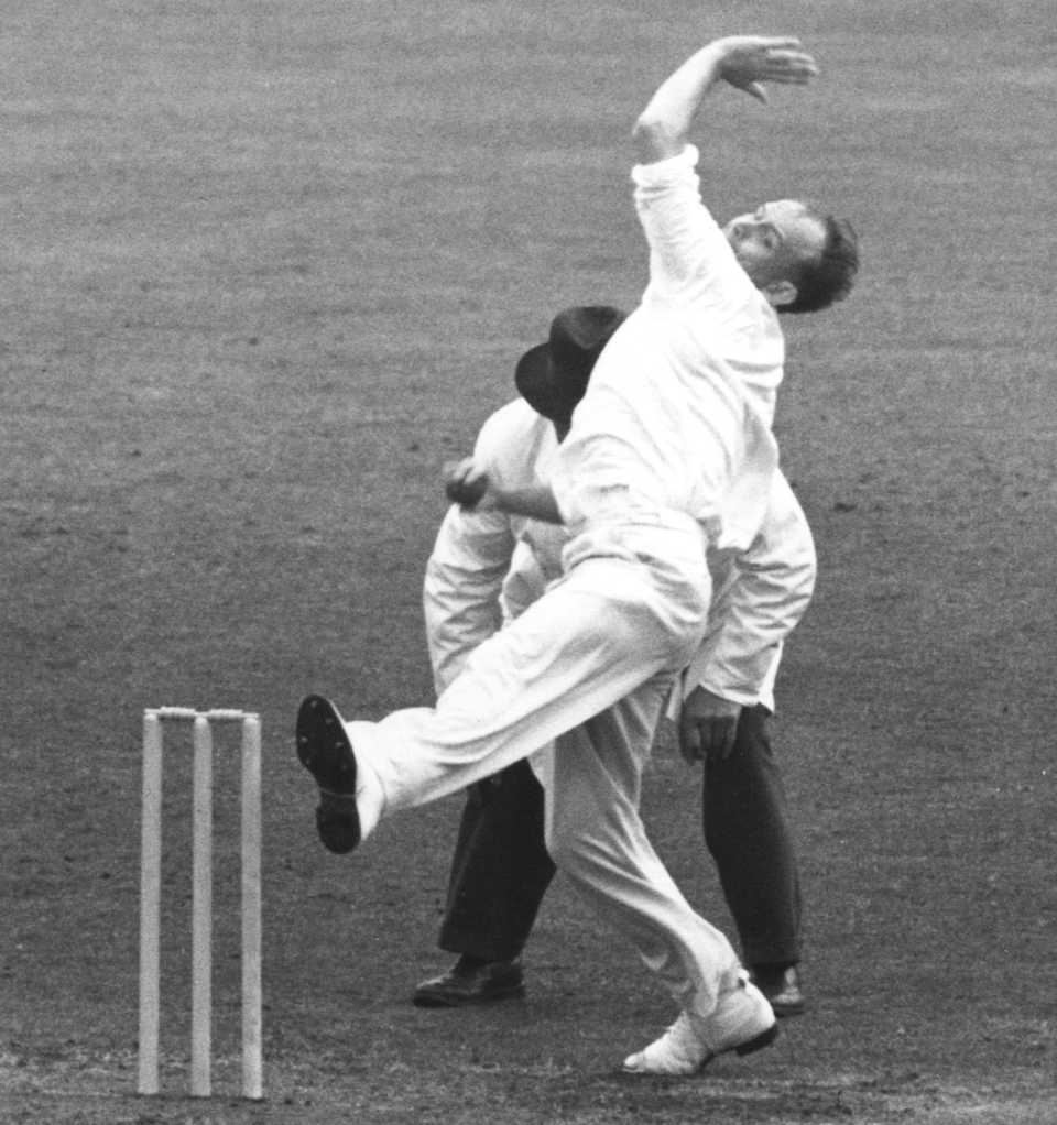 Frank Tyson took 6 for 28 in England's win