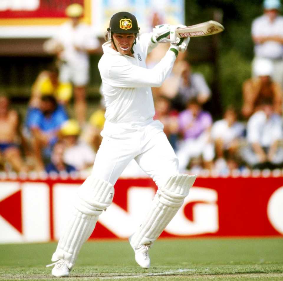 Dean Jones on his way to a double-hundred, Australia v West Indies, 5th Test, Adelaide, 2nd day, February 4, 1989