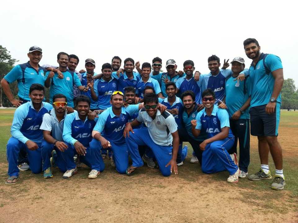 Andhra won the South Zone title after defending 129