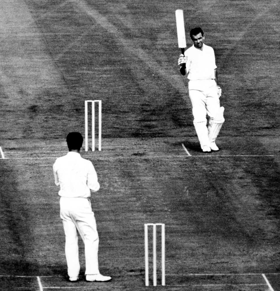 Bob Simpson's maiden Test century was 311, England v Australia, 4th Test, Old Trafford, 3rd day, July 25, 1964