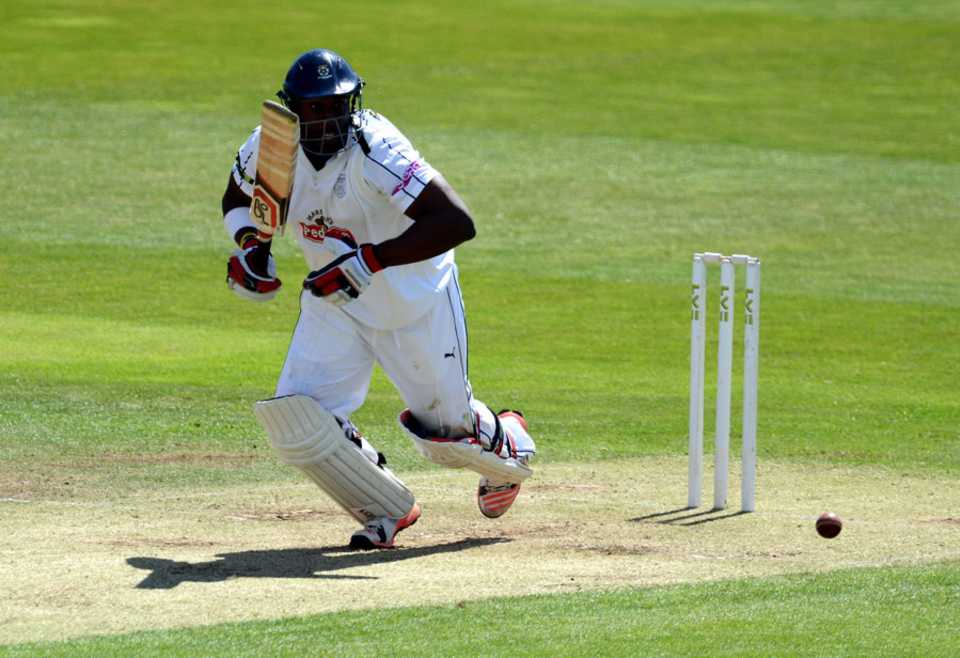 Michael Carberry got Hampshire's reply off to a good start
