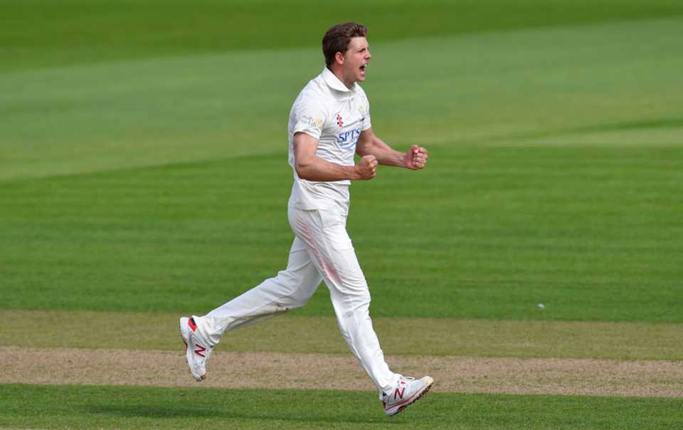 Craig Meschede helped finish off the Essex innings