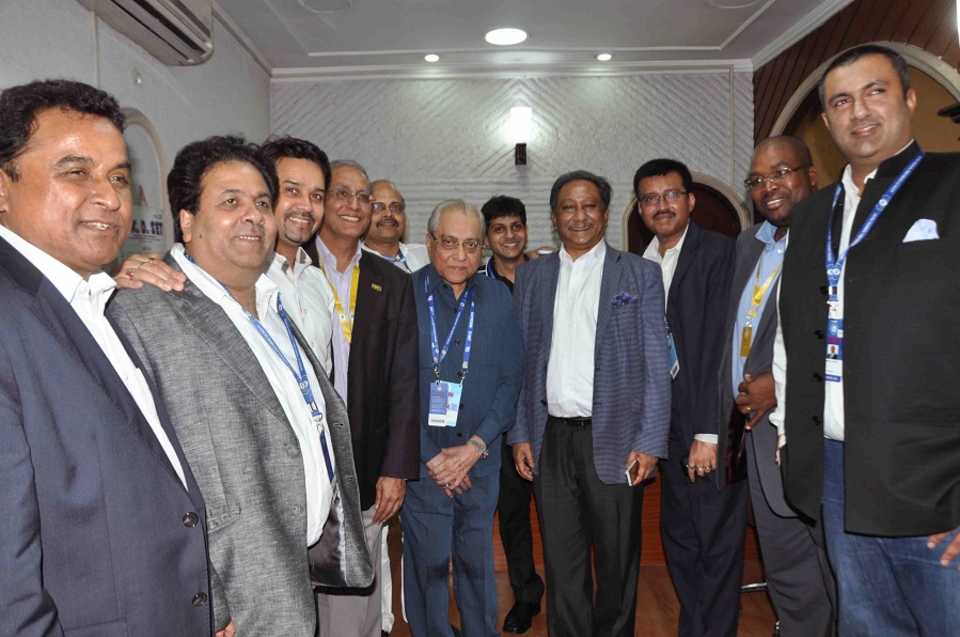 Heads of various cricket boards at the IPL final