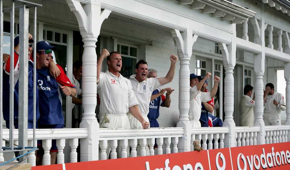 England celebrate their victory