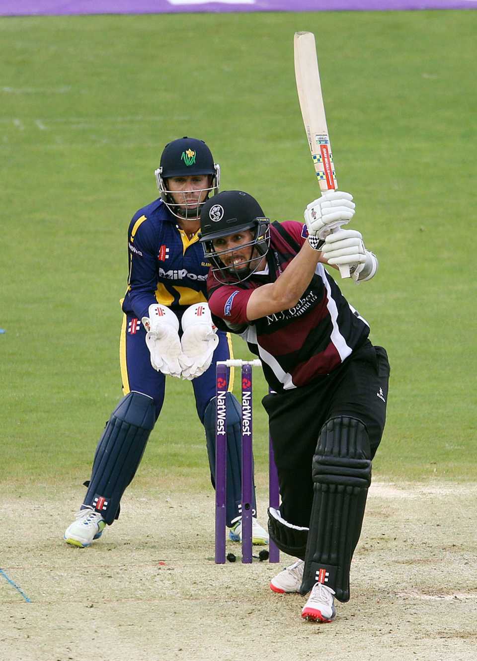Tom Cooper lifted Somerset with 84 of 40 balls