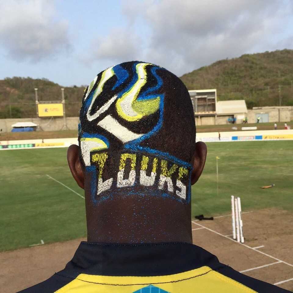Darren Sammy's new hairdo grabbed eyeballs, St Lucia Zouks v St Kitts and Nevis Patriots, Gros Islet, June 24, 2015