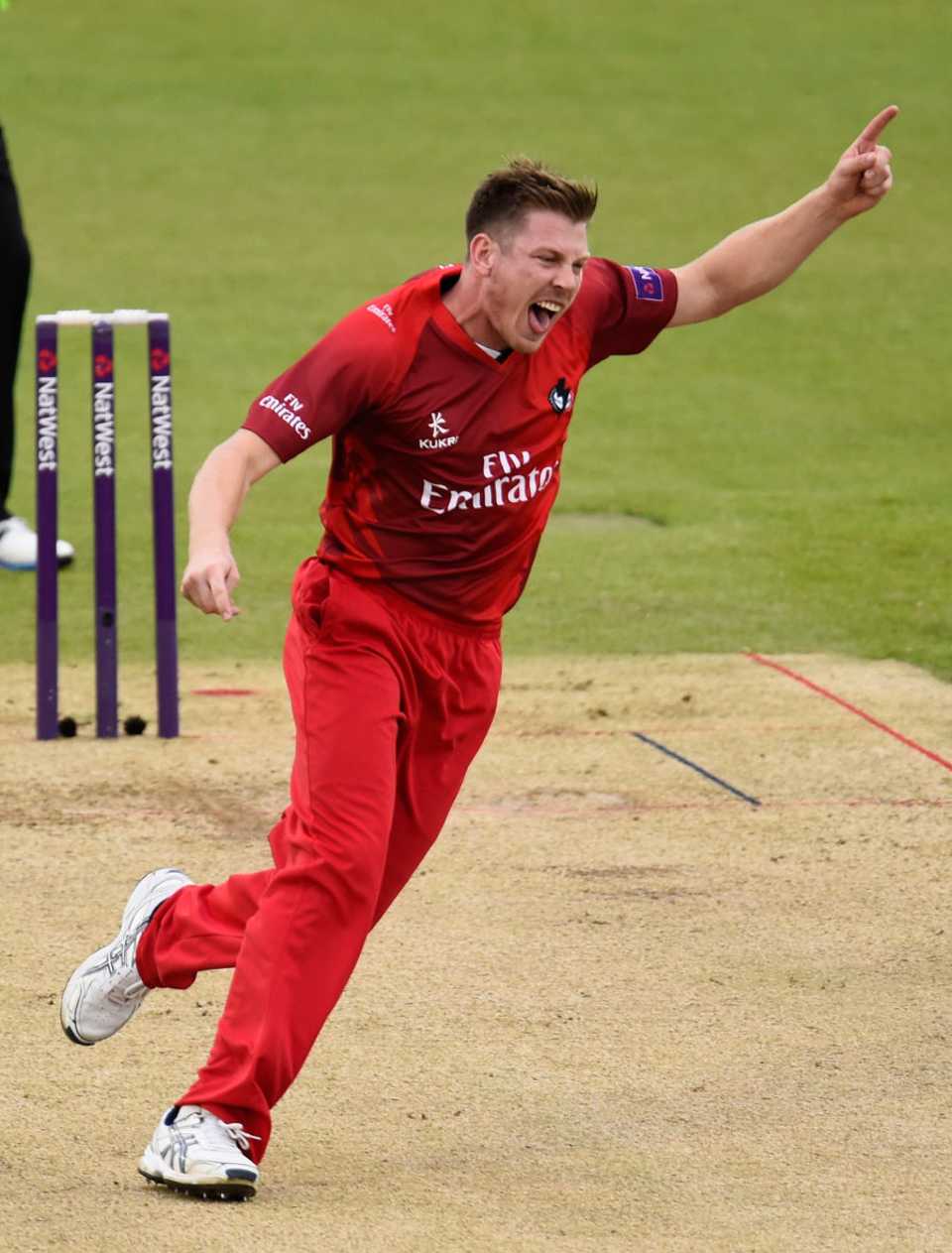 James Faulkner claimed two wickets in his first over, Durham v Lancashire, NatWest T20 Blast, North Group, Chester-le-Street, June 25, 2015