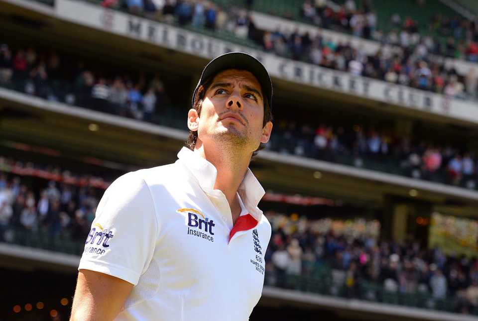 Alastair Cook contemplates another defeat for England