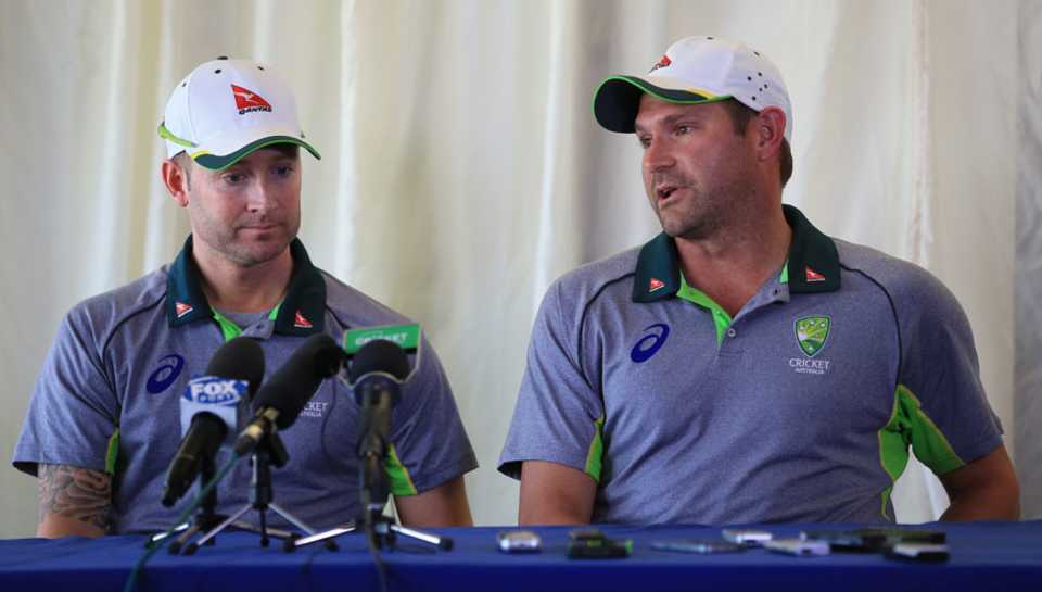 Michael Clarke sits with Ryan Harris as he discusses his decision to retire