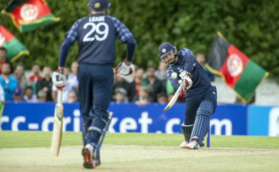 Preston Mommsen's quick-fire 44 ended up in a losing cause, Scotland v Afghanistan, World T20 Qualifier, Group B,  Edinburgh, July 12, 2015