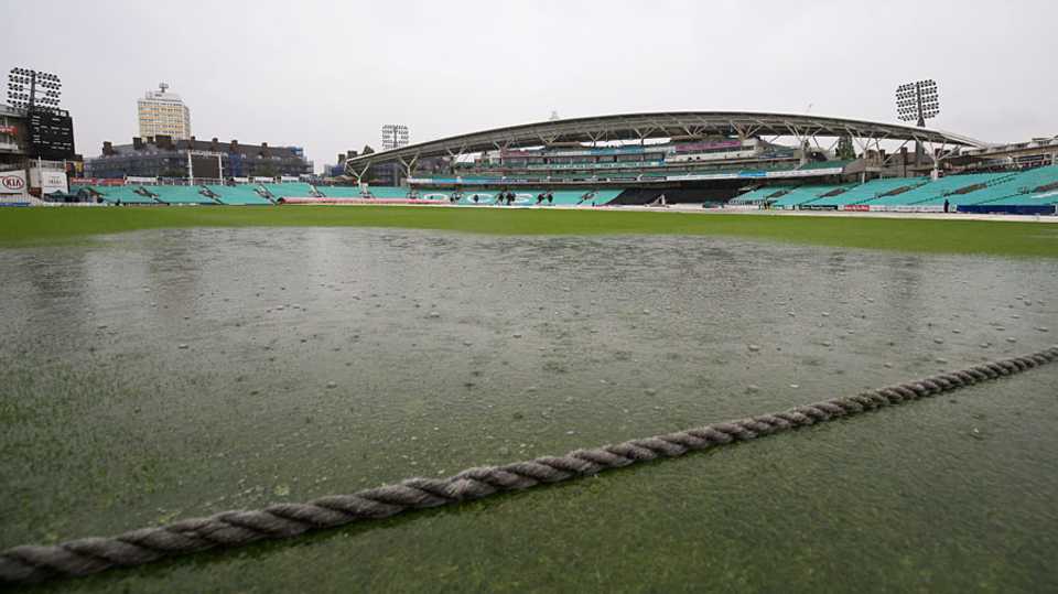 Heavy rain ended Surrey's hopes of reaching the T20 Blast quarter-finals