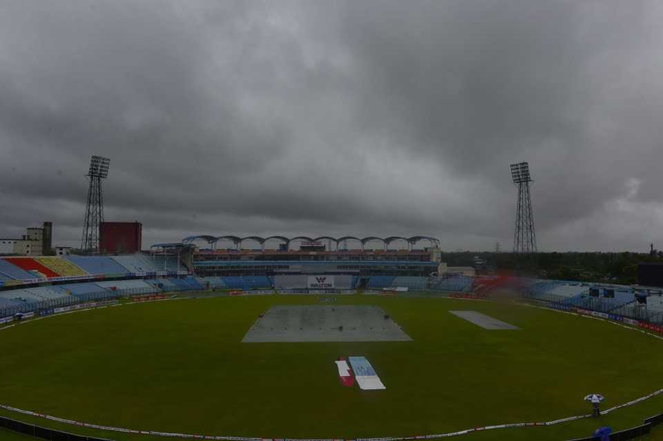 Rain had the final say in Chittagong, Bangladesh v South Africa, 1st Test, Chittagong, 5th day, July 25, 2015