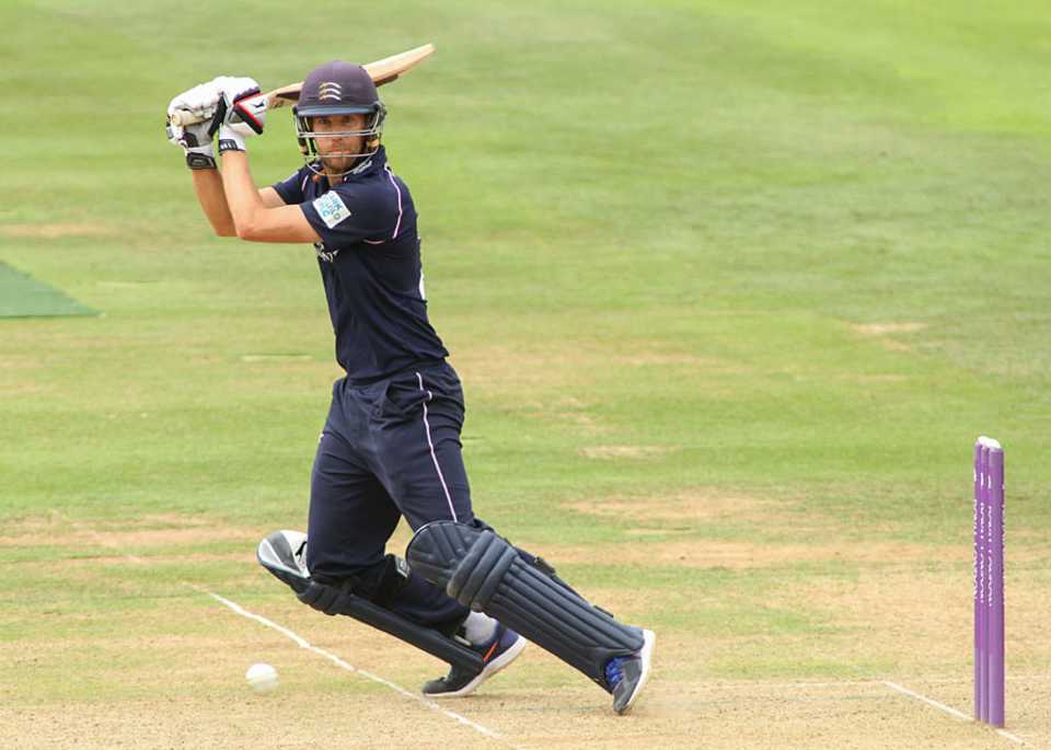 Dawid Malan's hundred guided Middlesex's chase
