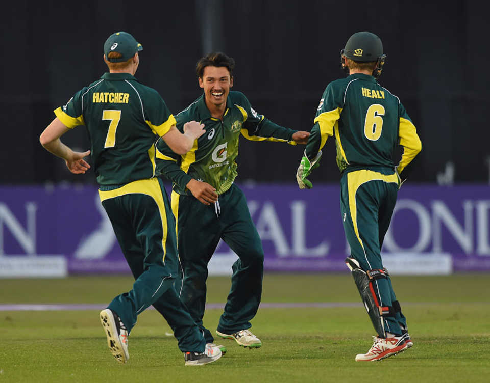 Jonte Pattison's three wickets sparked England's wobble