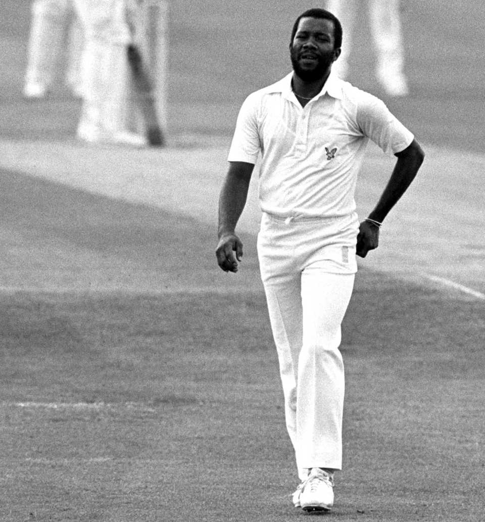 Malcolm Marshall took 7 for 22, England v West Indies, 3rd Test, Old Trafford, 5th day, July 5, 1988