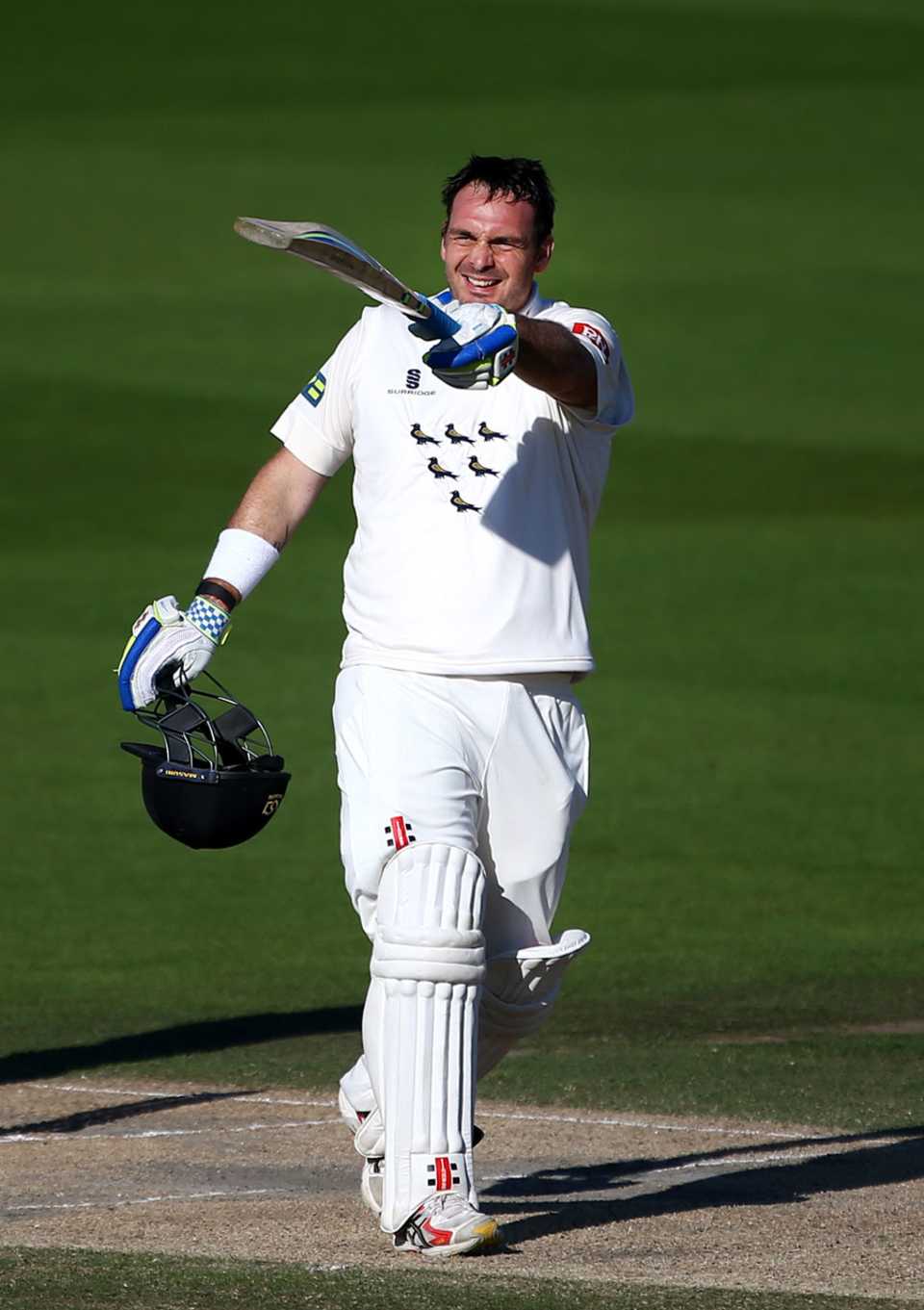 Michael Yardy made his 22nd first-class hundred