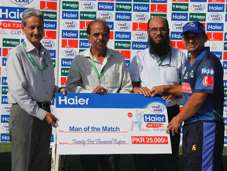 Khalif Latif struck an unbeaten fifty to lead Karachi Region Blues to victory