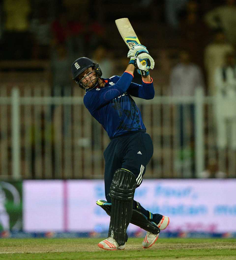Jos Buttler found some welcome form with an unbeaten 49, Pakistan v England, 3rd ODI, Sharjah, November 17, 2015