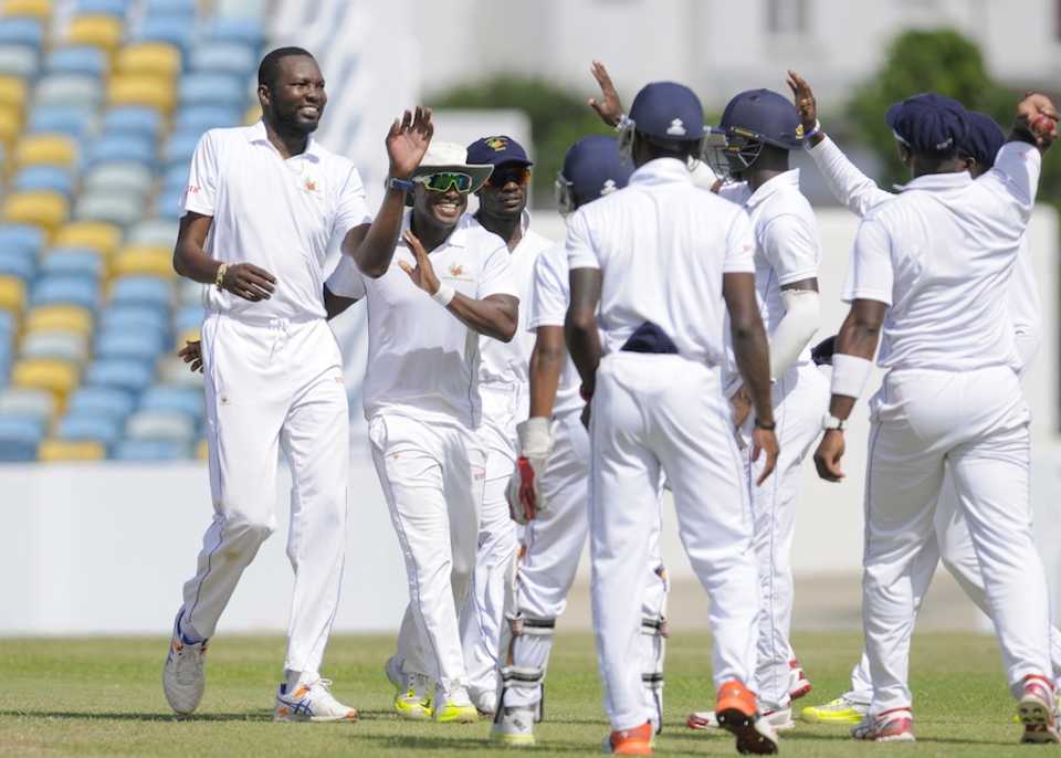 Sulieman Benn took four wickets in the second innings for Barbados