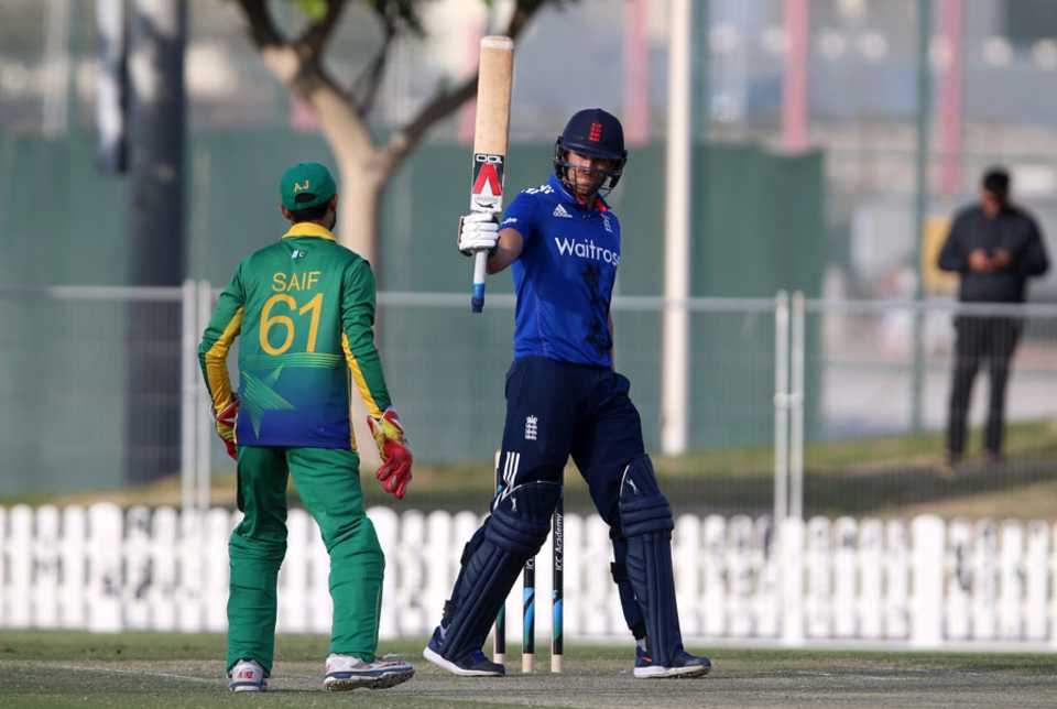 Dawid Malan struck his third half-century of the series, Pakistan A v England Lions, 5th unofficial T20I, Dubai, December 16, 2015