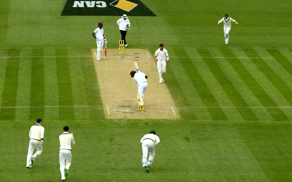 James Pattinson bowled Darren Bravo cheaply in the second innings