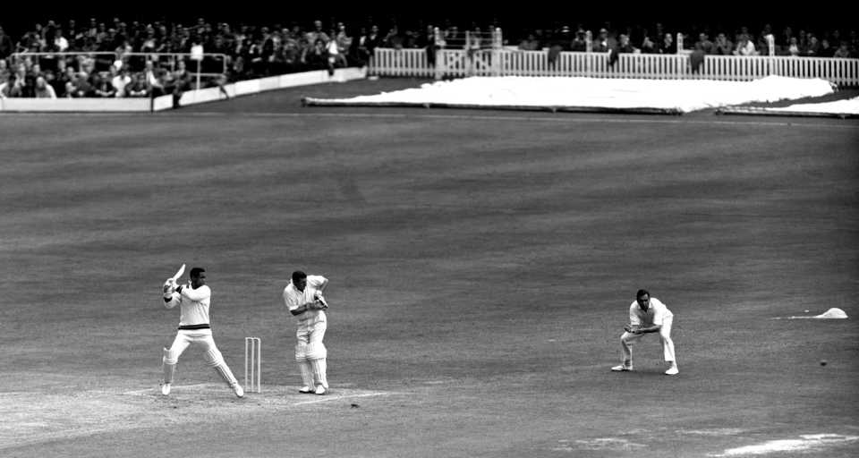 Garry Sobers cuts, England v West Indies, Lord's, 4th day, June 20, 1966