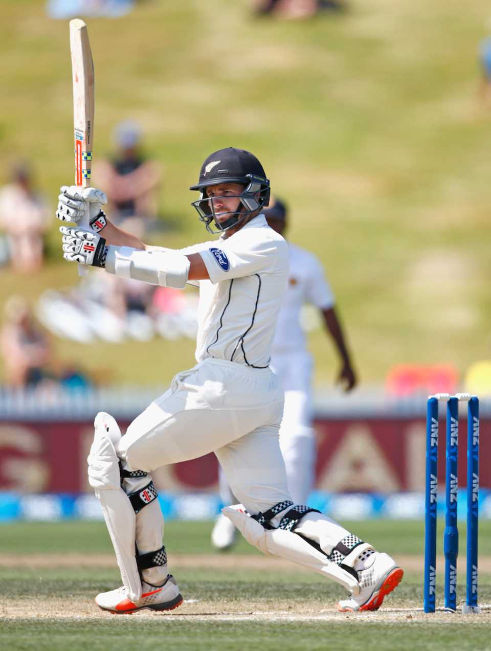 Kane Williamson works the ball to the leg side, New Zealand v Sri Lanka, 2nd Test, Hamilton, 4th day, December 21, 2015