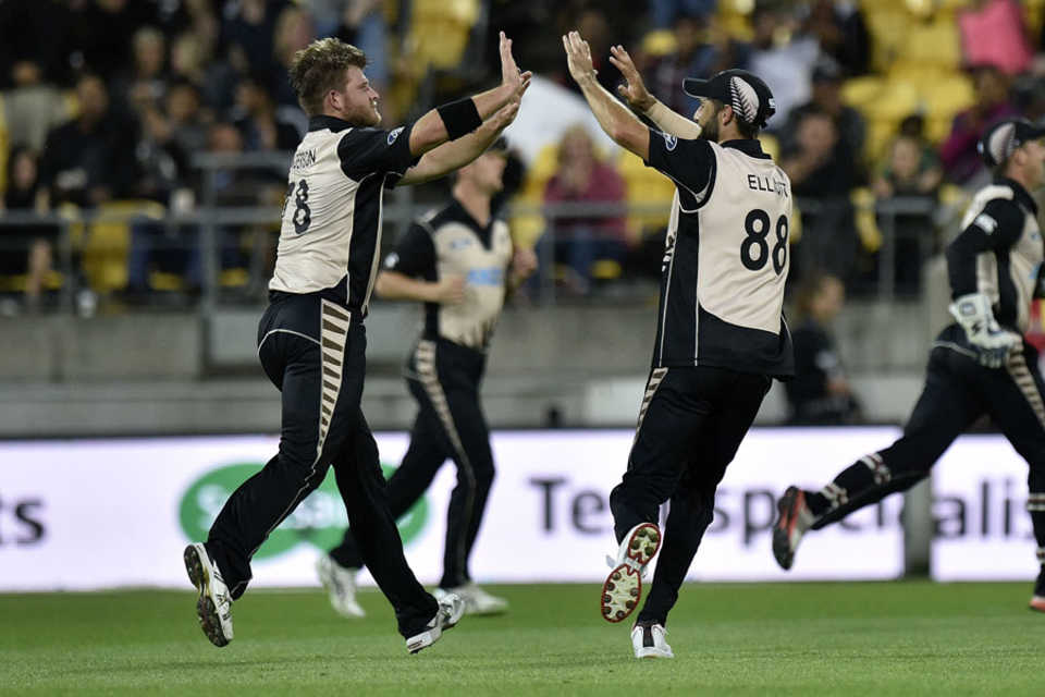 Corey Anderson backed his 42-ball 82 with key wickets on the field