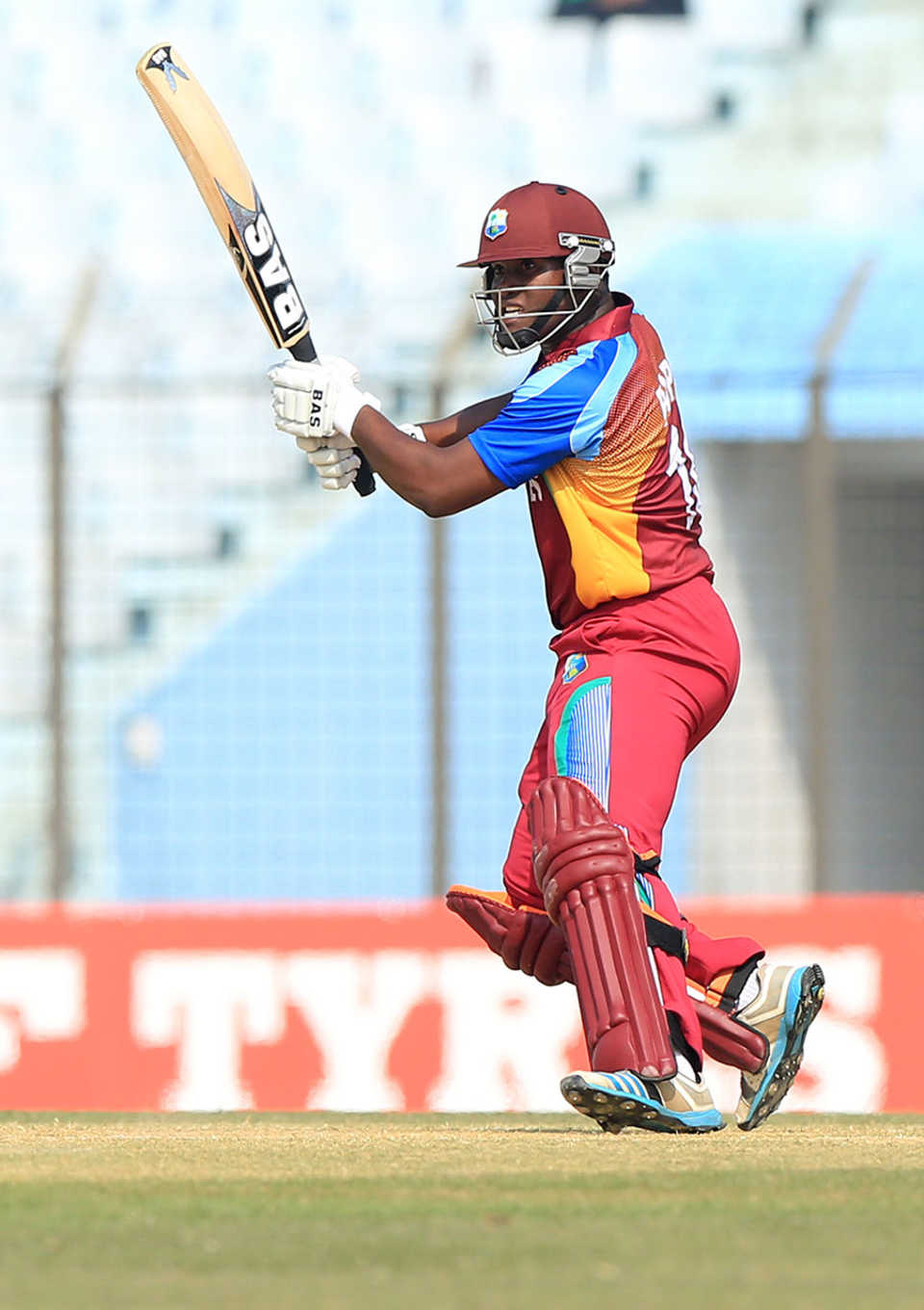 Gidron Pope made a run-a-ball 60 at the top of the order, England v West Indies, Under-19 World Cup, Group C, January 29, 2016