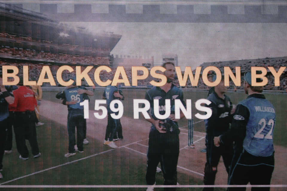 New Zealand made it 1-0 in the Chappell-Hadlee Trophy at Eden Park, 1st ODI, Auckland, February 3, 2016