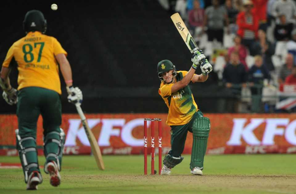 Chris Morris rescued South Africa in the final over, South Africa v England, 1st T20, Cape Town, February 19, 2016
