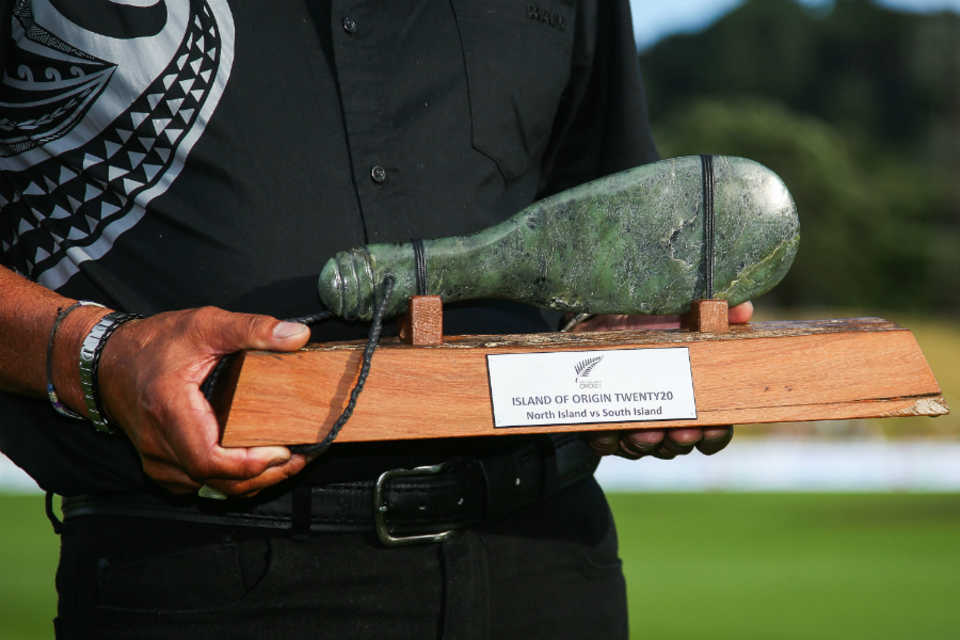 The Island of Origin T20 trophy, North Island v South Island, Wellington, February 28, 2016