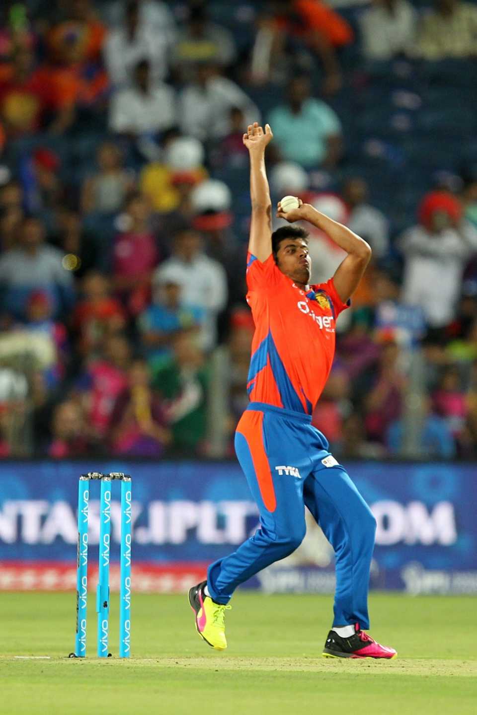 Shivil Kaushik took none for 32 off three overs on IPL debut