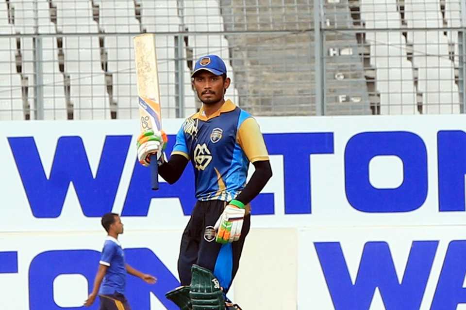 Shamsur Rahman scored 70, Kalabagan Krira Chakra v Gazi Group Cricketers, Dhaka Premier Division Cricket League, Mirpur, May 10, 2016