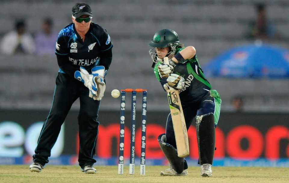 Cecelia Joyce made 39 not out, Ireland v New Zealand, Women's World Twenty20 2014, Group A, Sylhet, March 25, 2014