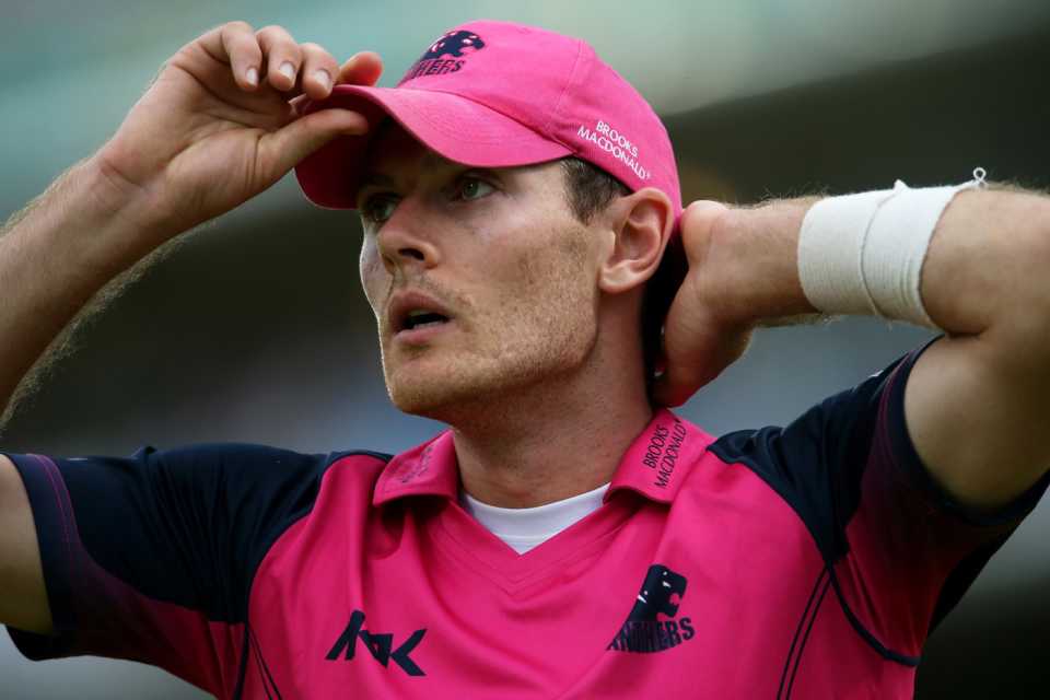 James Harris puts his Middlesex cap on