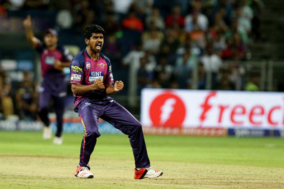 M Ashwin celebrates a wicket
